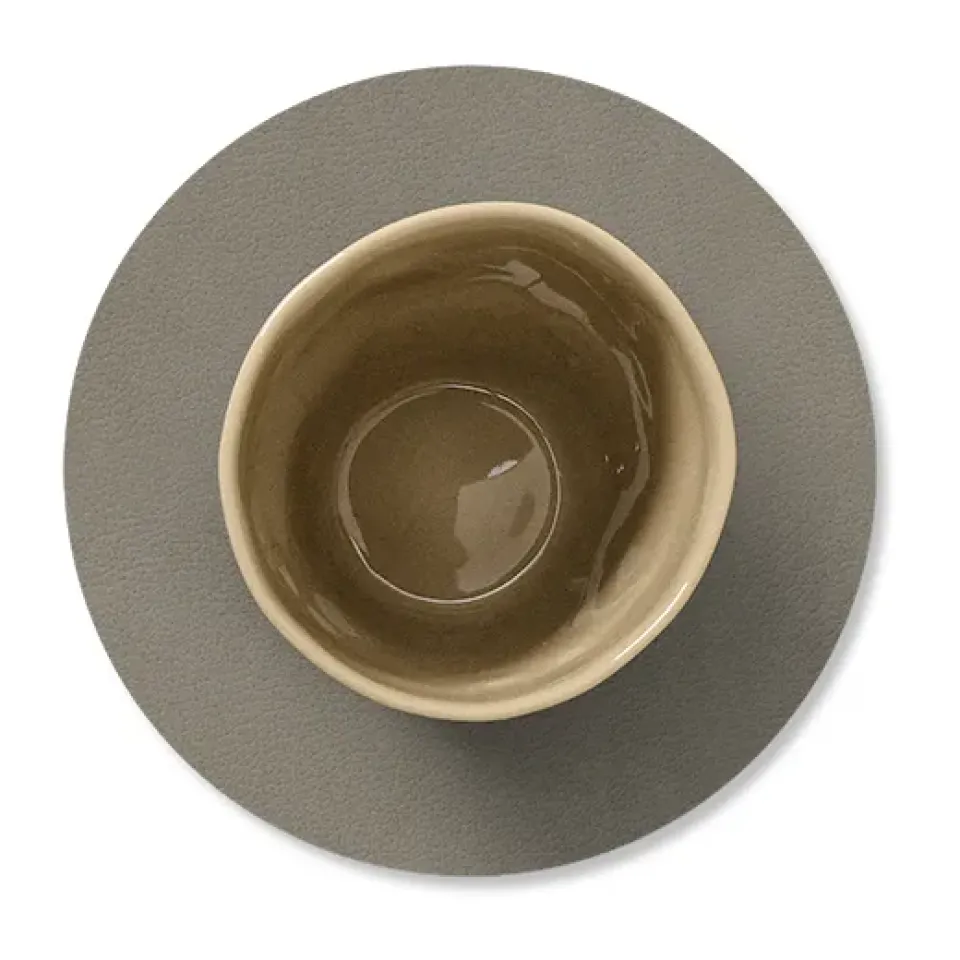 LIND DNA Nupo coaster circle, Flint Grey Hot