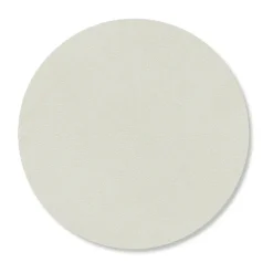 LIND DNA Nupo coaster circle, Linen Grey Clearance