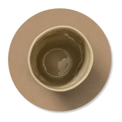 LIND DNA Nupo coaster circle, Nougat Brown Online