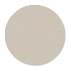 LIND DNA Nupo coaster circle, Oyster white Grey Hot