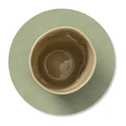 LIND DNA Nupo coaster circle reversible 1 pc, Dark -olive Green Discount