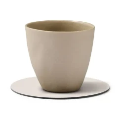 LIND DNA Nupo coaster circle, Soft nude Beige Best