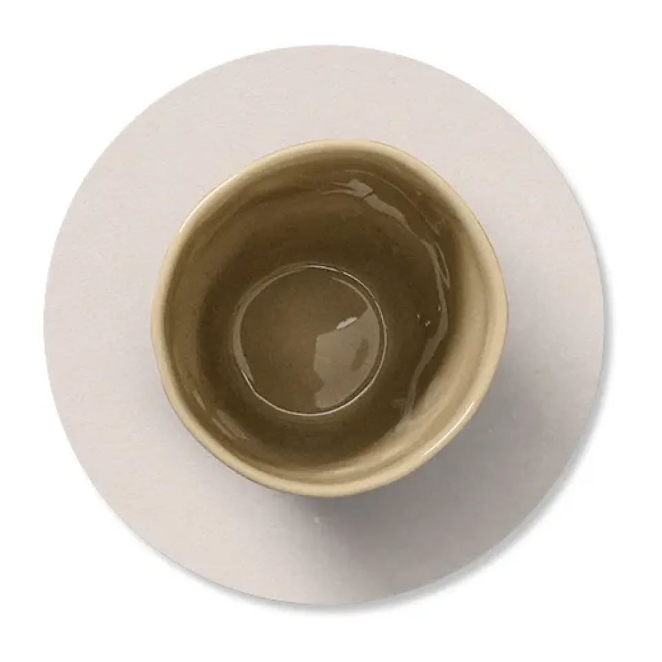 LIND DNA Nupo coaster circle, Soft nude Beige Best