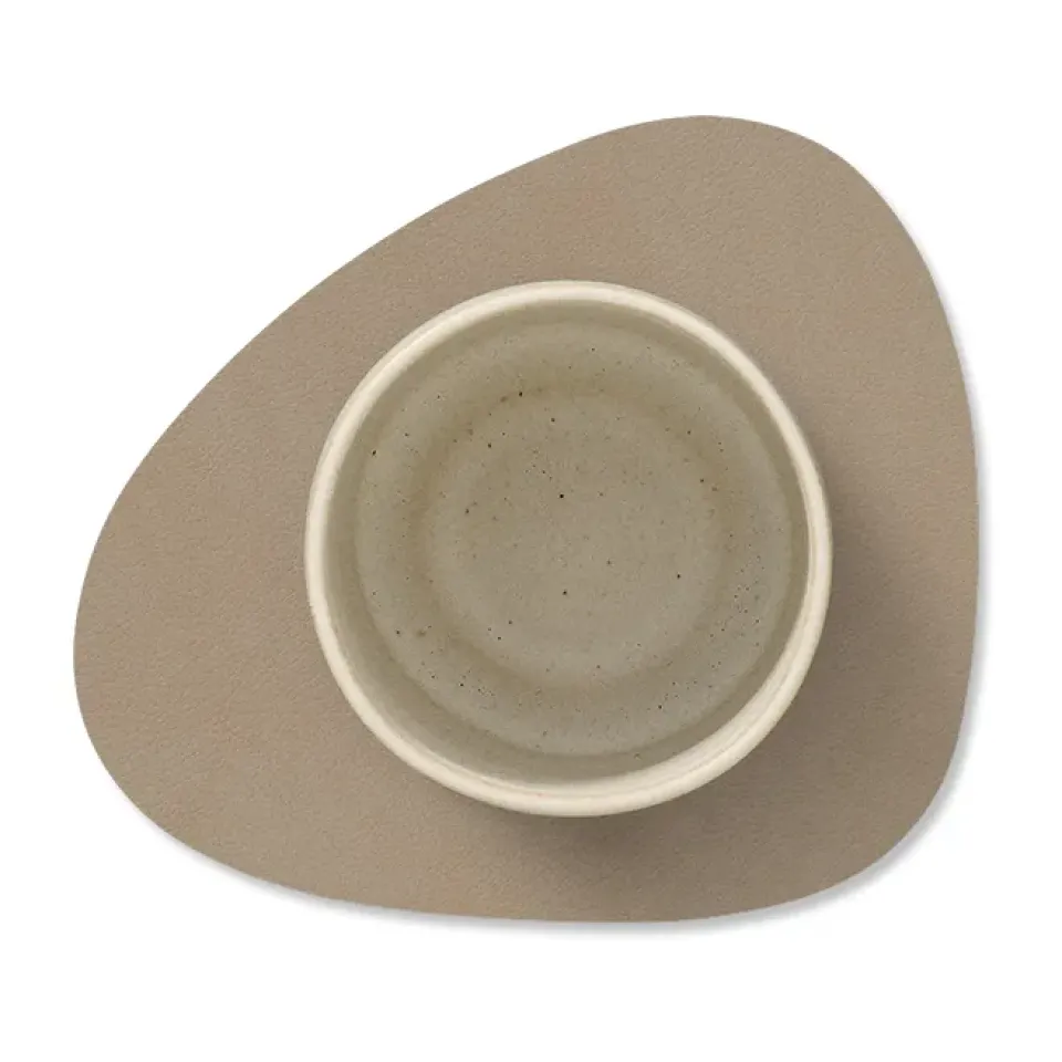 LIND DNA Nupo coaster curve, Clay brown Beige Hot