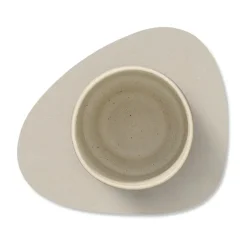 LIND DNA Nupo coaster curve, Oyster white Grey Outlet