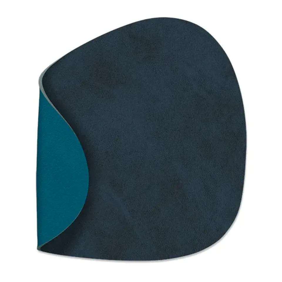 LIND DNA Nupo coaster curve reversible 1 pcs, Midnight -petrol Blue Clearance