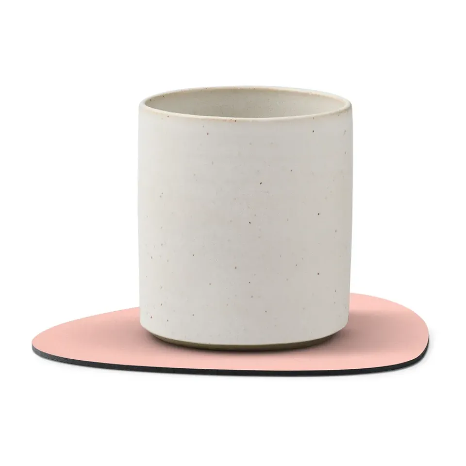 LIND DNA Nupo coaster reversible curve 1 pcs, pink-light Grey Hot