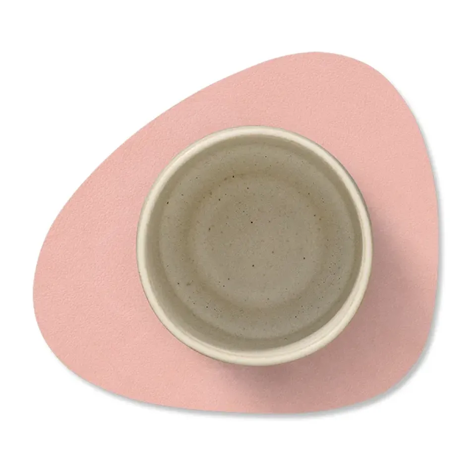 LIND DNA Nupo coaster reversible curve 1 pcs, pink-light Grey Hot