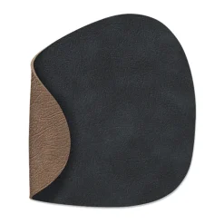 LIND DNA Nupo coaster reversible curve 1 pcs, Black-brown BrownBlack Discount