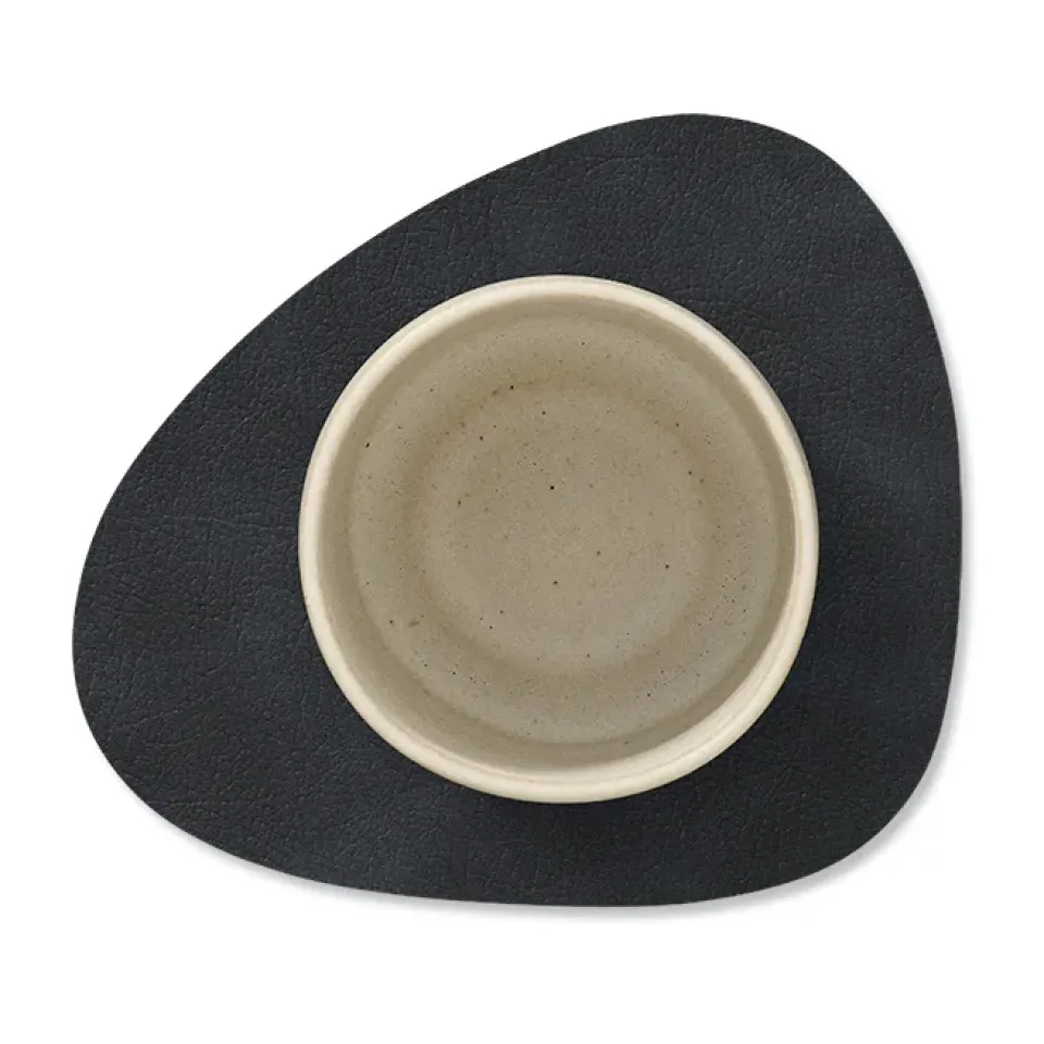 LIND DNA Nupo coaster reversible curve 1 pcs, Black-brown BrownBlack Discount
