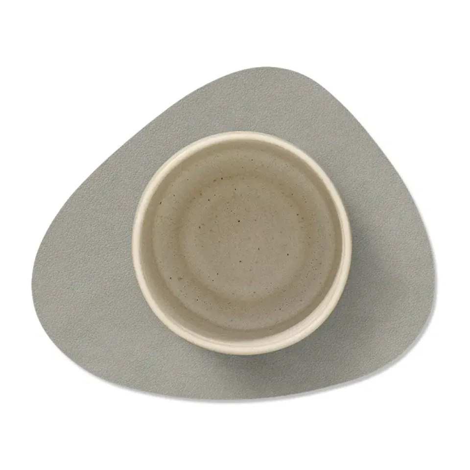 LIND DNA Nupo coaster reversible curve 1 pcs, lightblue-light grey BlueGrey Clearance