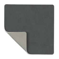 LIND DNA Nupo coaster reversible square 1 pc, anthracite-light Grey Discount