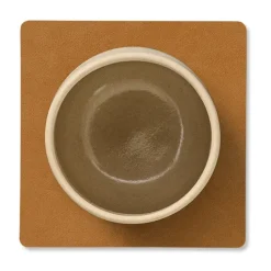 LIND DNA Nupo coaster square, Burned curry Yellow Hot