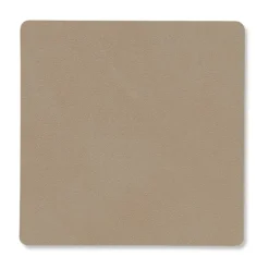 LIND DNA Nupo coaster square, Clay brown Beige Online