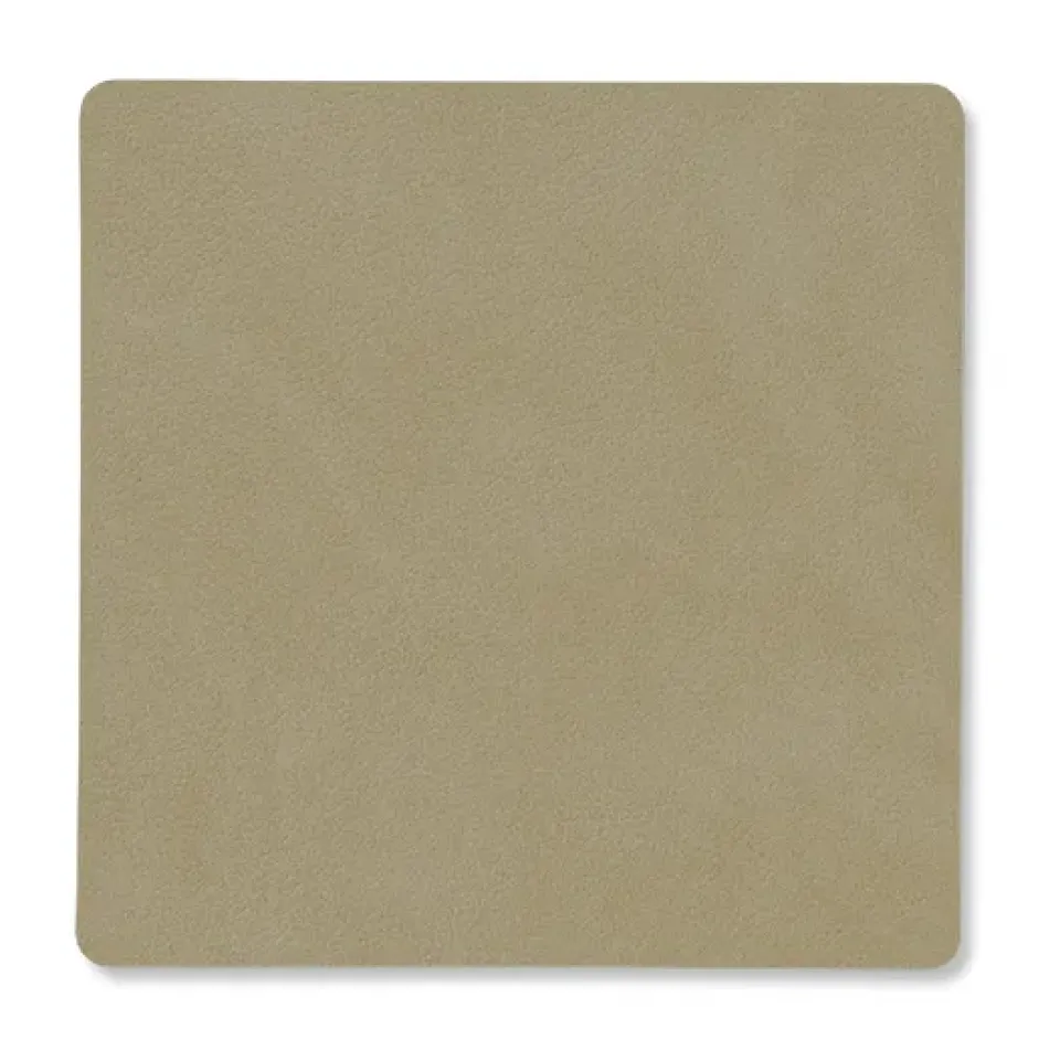 LIND DNA Nupo coaster square, Herbal dust Beige Discount