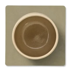 LIND DNA Nupo coaster square, Herbal dust Beige Discount