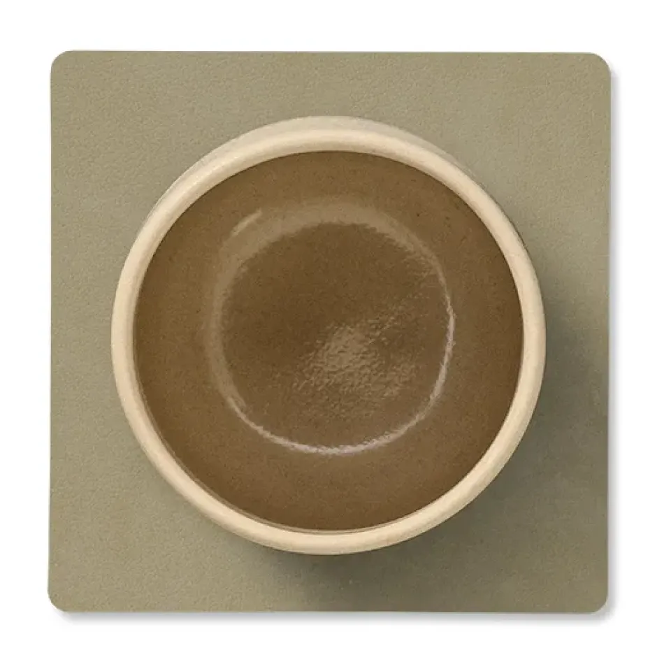LIND DNA Nupo coaster square, Herbal dust Beige Discount