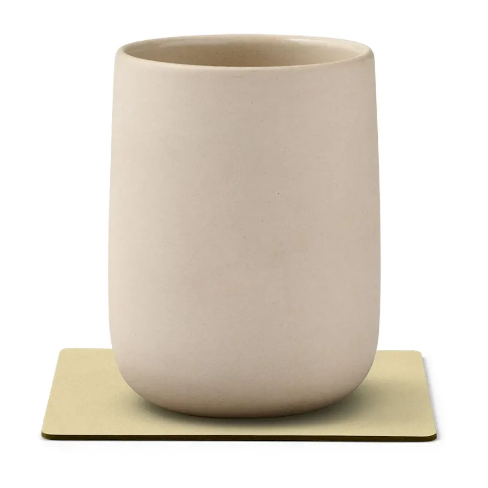 LIND DNA Nupo coaster square, Lemon sorbet Beige Sale