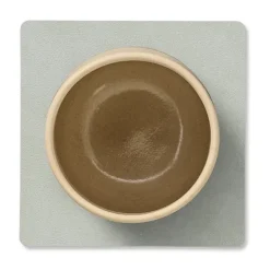LIND DNA Nupo coaster square, metallic (stone ) Grey Hot
