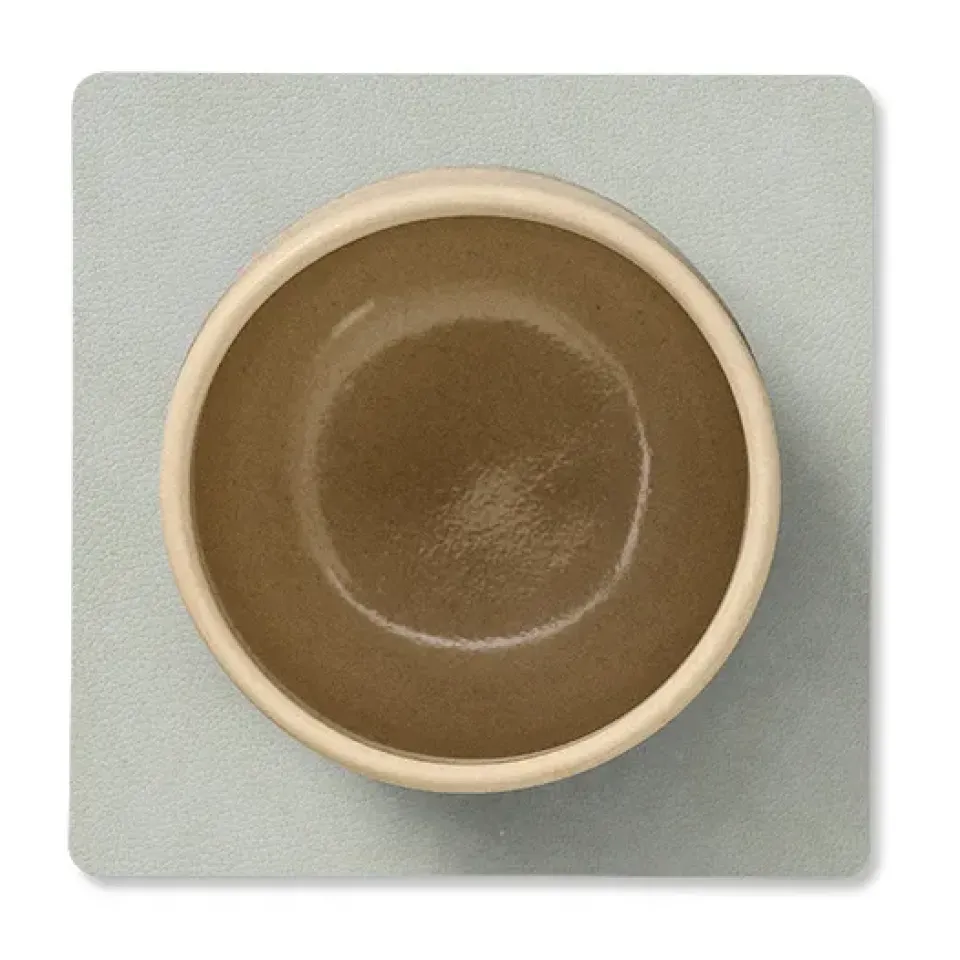 LIND DNA Nupo coaster square, metallic (stone ) Grey Hot