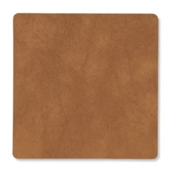 LIND DNA Nupo coaster square, Nature BeigeBrown Outlet