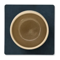 LIND DNA Nupo coaster square reversible 1 pcs, Midnight -petrol Blue Outlet