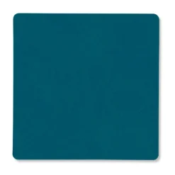 LIND DNA Nupo coaster square reversible 1 pcs, Midnight -petrol Blue Outlet