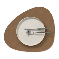 LIND DNA Nupo place mat curve M, Brown Outlet