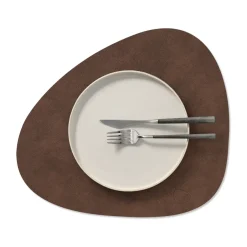 LIND DNA Nupo place mat curve M, Dark Brown Sale