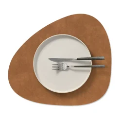 LIND DNA Nupo place mat curve M, Natural Brown Best