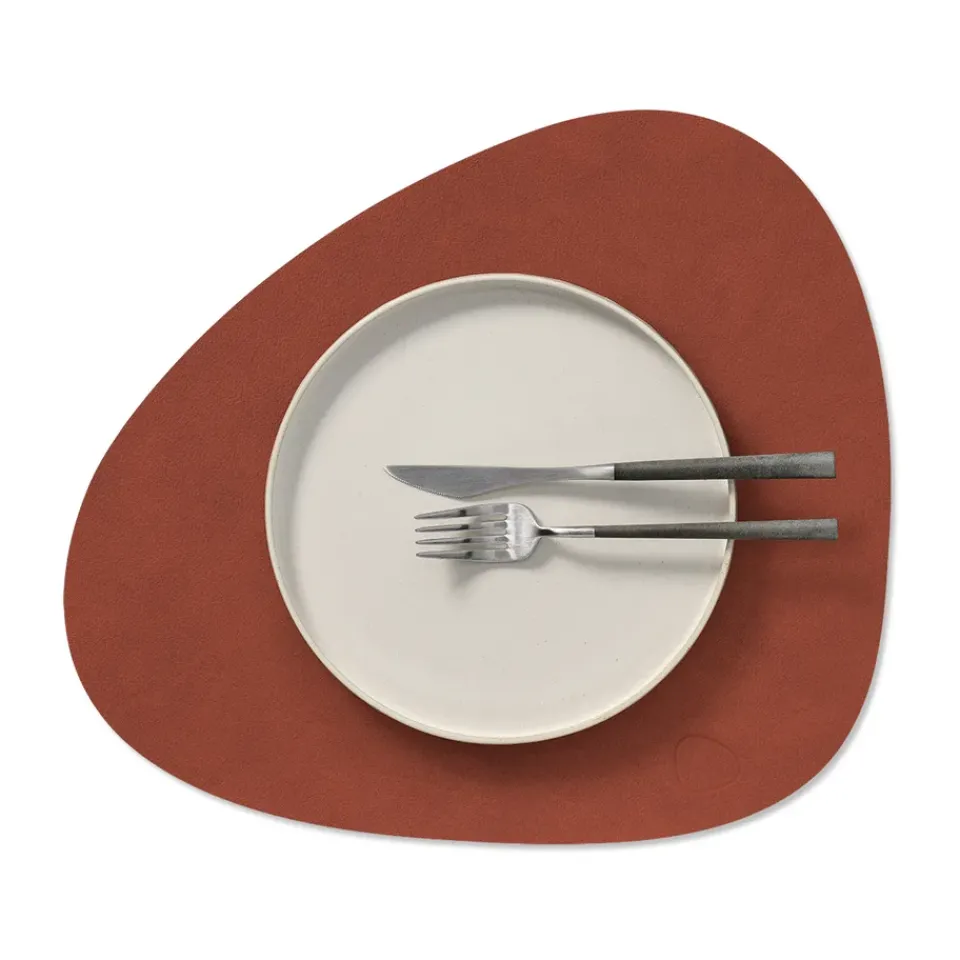 LIND DNA Nupo place mat curve M, Sienna Red Discount