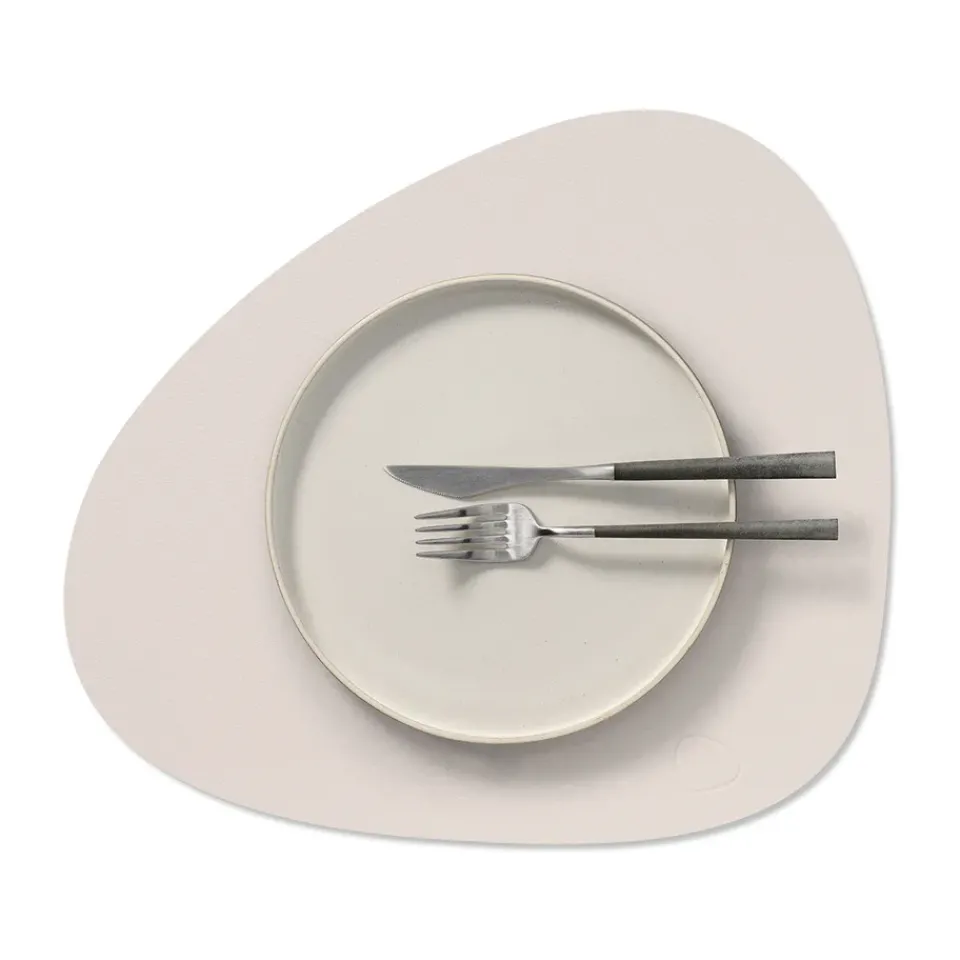 LIND DNA Nupo place mat curve M, Soft nude Beige Best