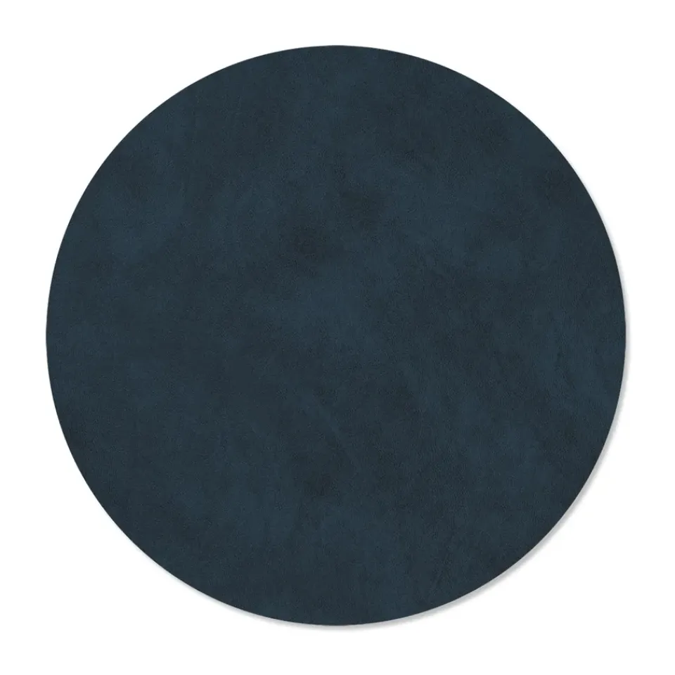 LIND DNA Nupo placemat circle M, Midnight Blue New