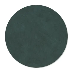 LIND DNA Nupo placemat circle reversible M 1 pcs, Dark -olive Green Hot