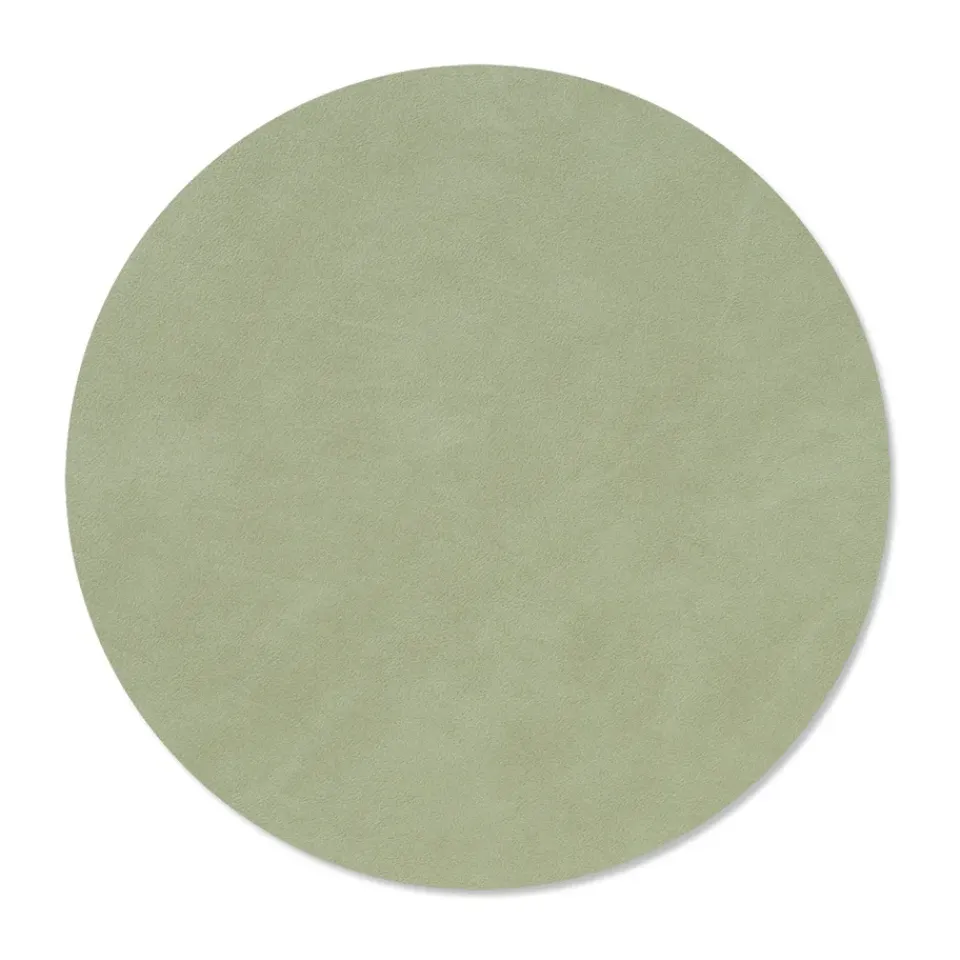 LIND DNA Nupo placemat circle reversible M 1 pcs, Dark -olive Green Hot