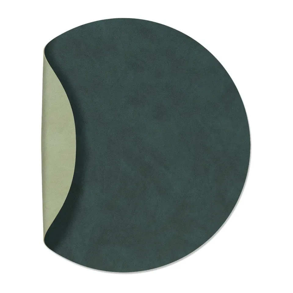 LIND DNA Nupo placemat circle reversible XL 1 pcs, Dark -olive Green Best