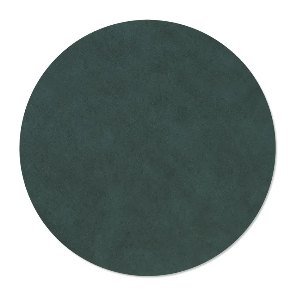 LIND DNA Nupo placemat circle reversible XL 1 pcs, Dark -olive Green Best