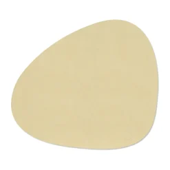 LIND DNA Nupo placemat curve L, Lemon sorbet Beige Sale