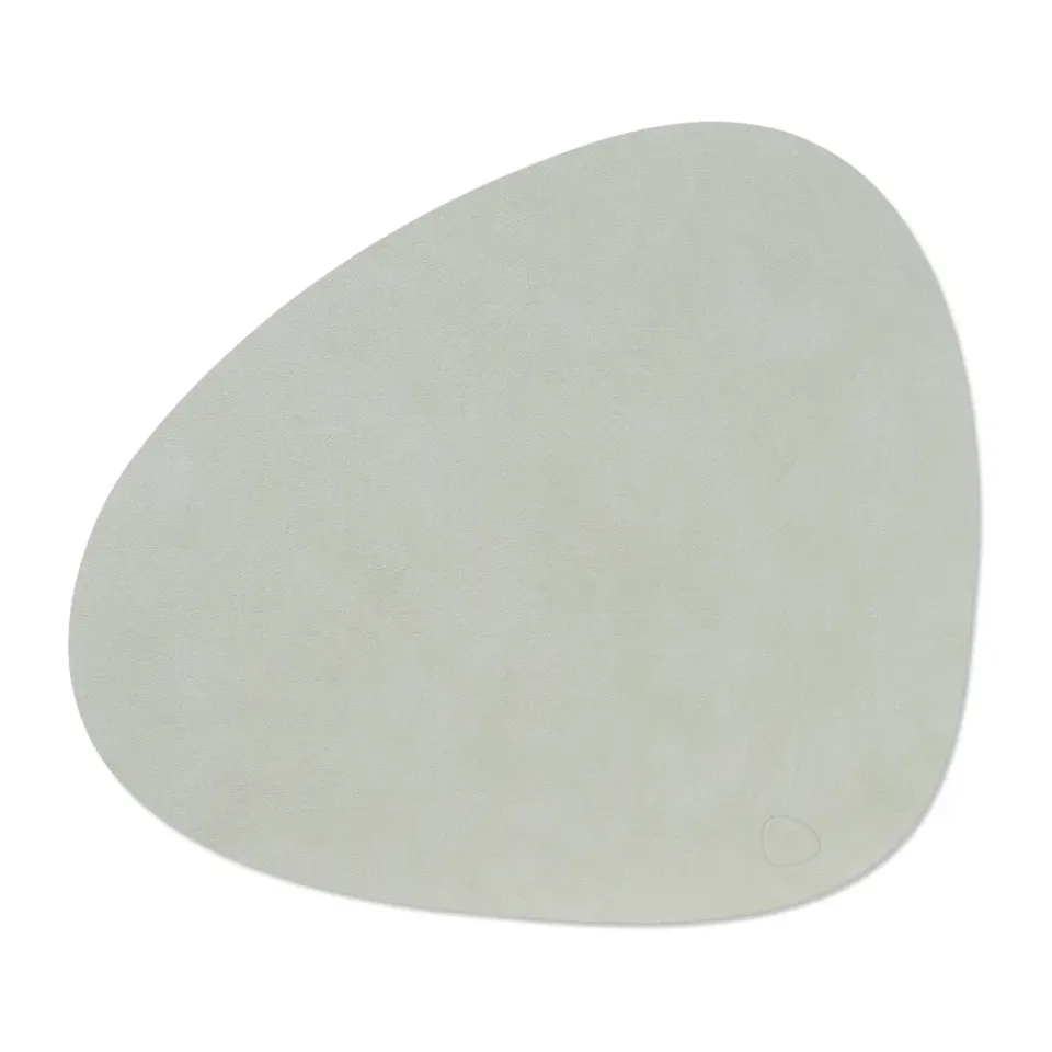 LIND DNA Nupo placemat curve L, metallic (stone ) Grey Discount