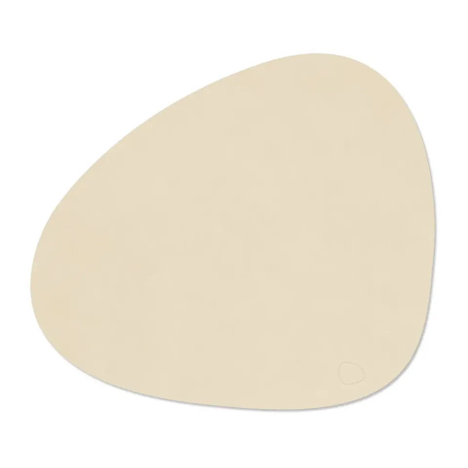 LIND DNA Nupo placemat curve L, Vanilla White Discount
