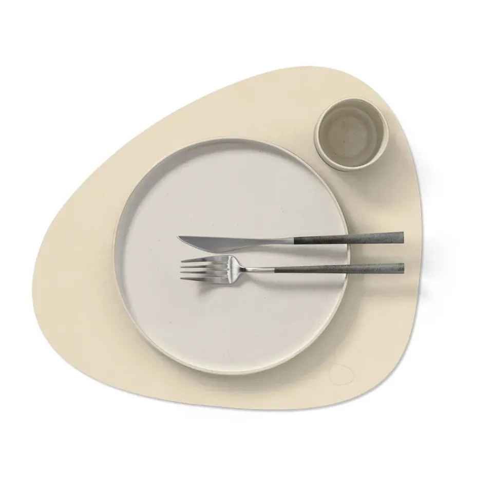 LIND DNA Nupo placemat curve L, Vanilla White Discount