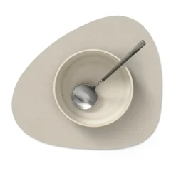 LIND DNA Nupo placemat curve S, Oyster white Grey Online
