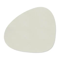 LIND DNA Nupo placemat reversible curve L 1 pc, Linen-Flint Grey Clearance