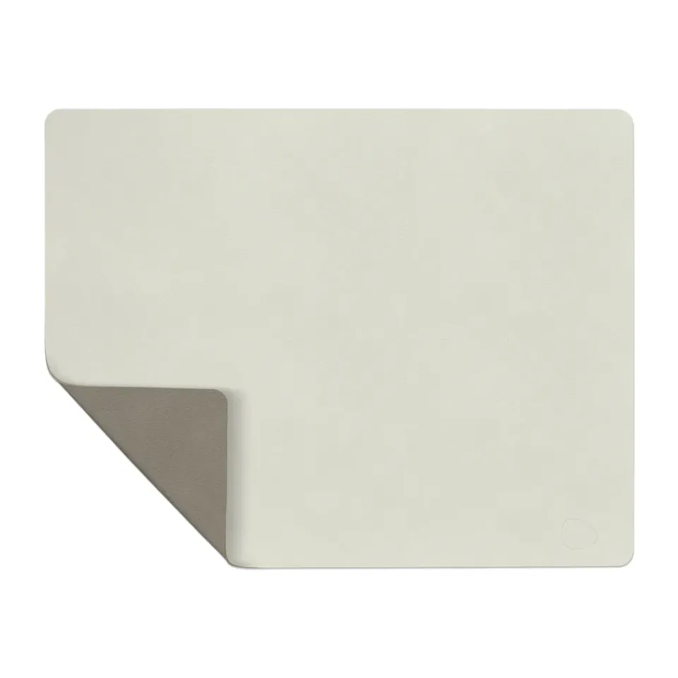 LIND DNA Nupo placemat reversible square L 1 pc, Linen-Flint Grey Best