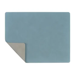 LIND DNA Nupo placemat reversible square L 1 pc, light blue-light grey BlueGrey Clearance