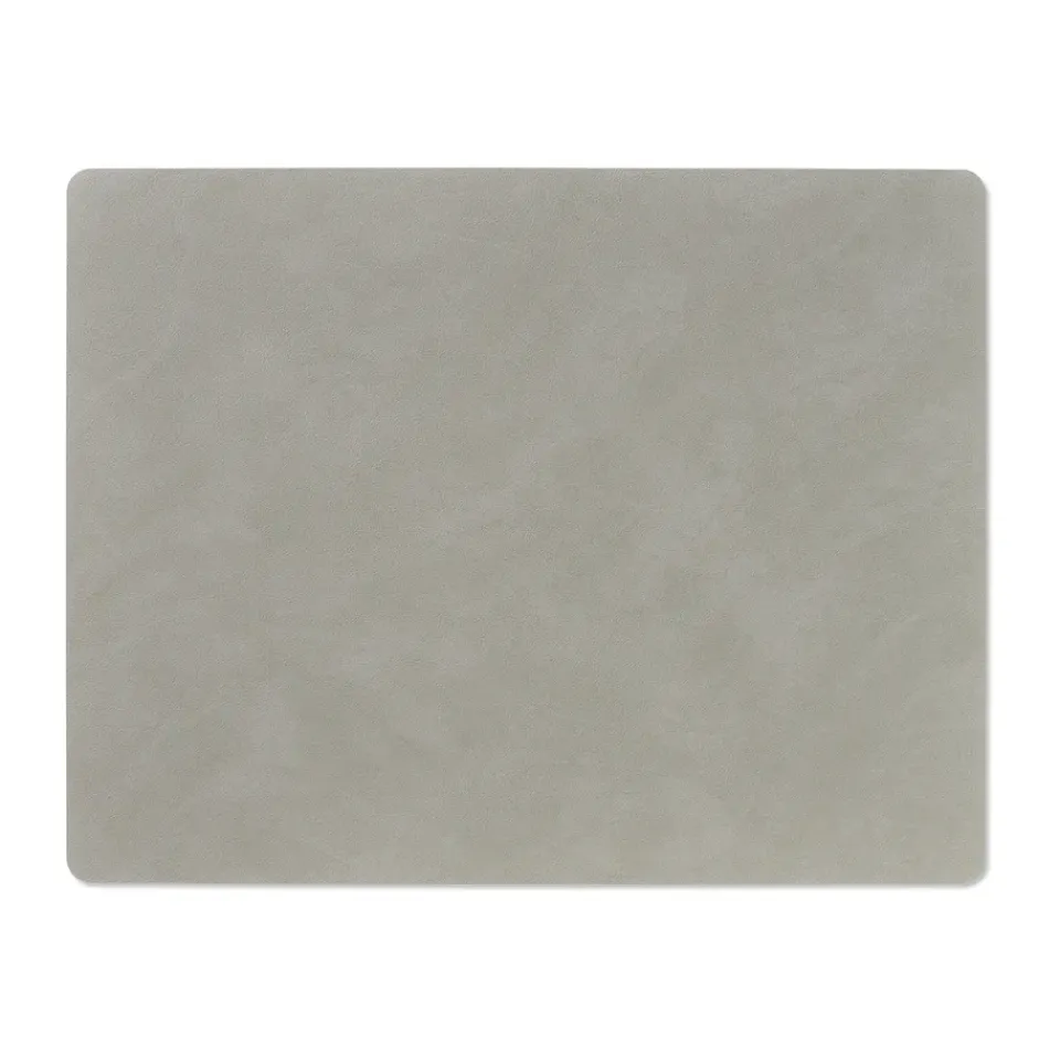 LIND DNA Nupo placemat reversible square L 1 pc, light blue-light grey BlueGrey Clearance