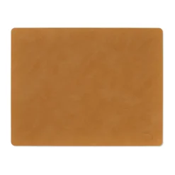 LIND DNA Nupo placemat square L, Burned curry Yellow Best