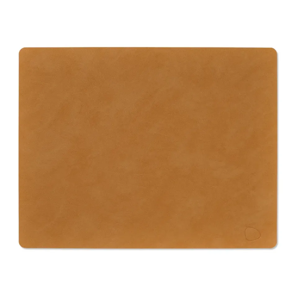 LIND DNA Nupo placemat square L, Burned curry Yellow Best