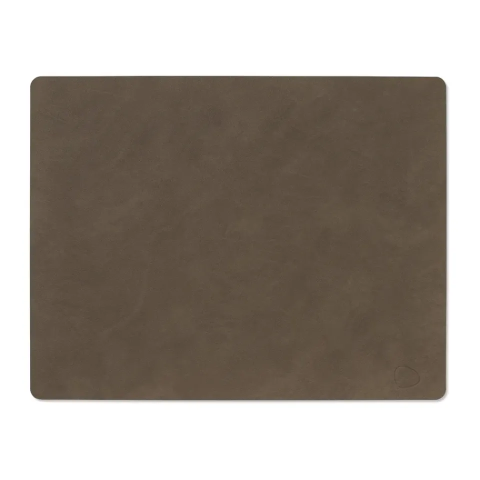 LIND DNA Nupo placemat square L, Caviar Brown Sale