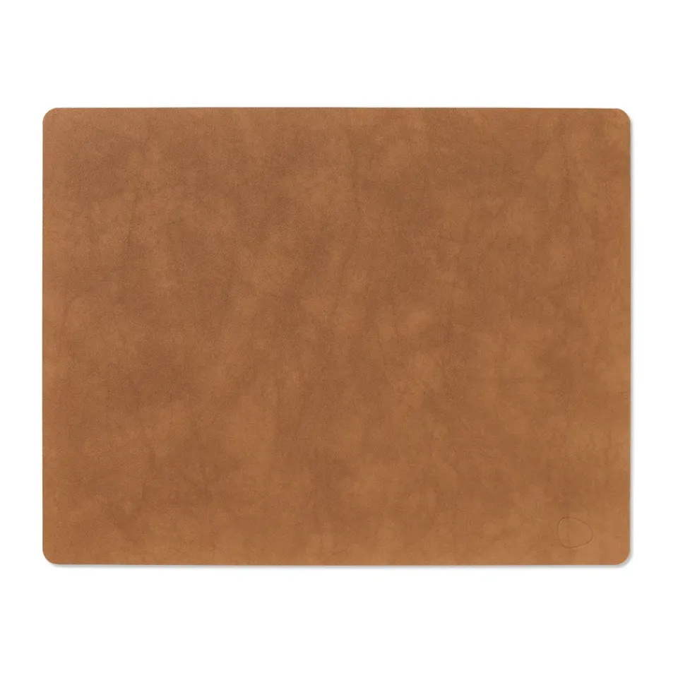 LIND DNA Nupo placemat square L, Nature BeigeBrown New